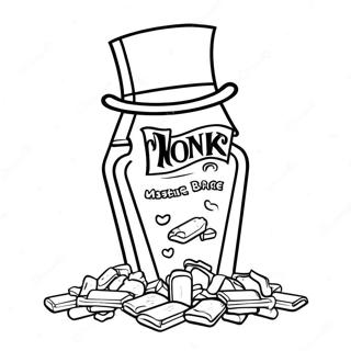 Wonka Bar Coloring Page 49134-40807