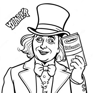 Wonka Bar Coloring Page 49134-40808