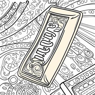 Golden Wonka Bar Coloring Page 49135-40815