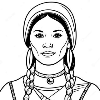 Sacagawea Coloring Page 49174-40838