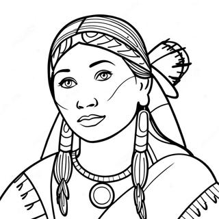 Sacagawea Coloring Page 49174-40840