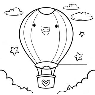 Balloon Coloring Page 491-391