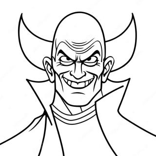 Evil Villain Coloring Page 49214-40876