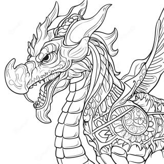 Dark Fantasy Creature Coloring Page 49215-40926