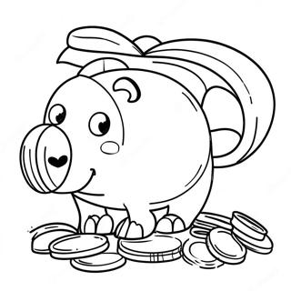 Fun Savings Tracker Coloring Page 4922-3960