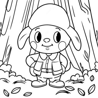 Elmer Fudd In The Forest Coloring Page 49305-40965