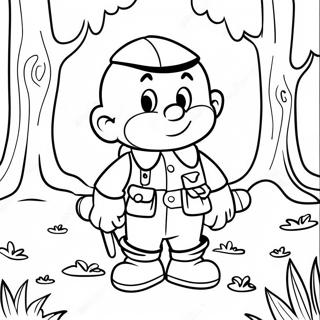 Elmer Fudd In The Forest Coloring Page 49305-40966