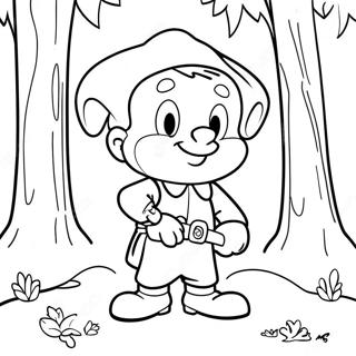 Elmer Fudd In The Forest Coloring Page 49305-40968