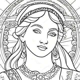 Madonna Coloring Page 49314-40947