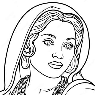 Madonna Coloring Page 49314-40948