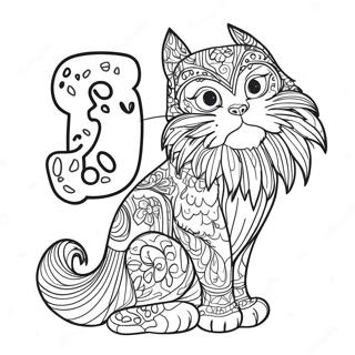 Number 18 Coloring Page 49334-40959