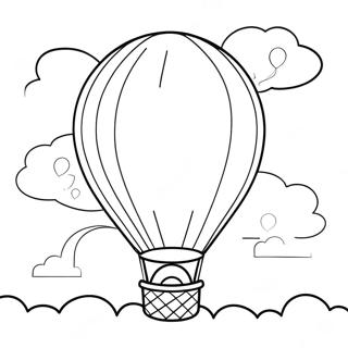 Colorful Number 18 Balloon Coloring Page 49335-40963