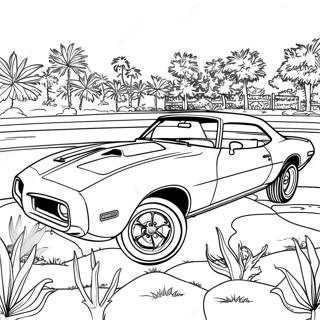 Pontiac Firebird Classic Coloring Page 49364-40983