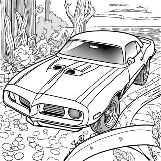 Pontiac Firebird Classic Coloring Page 49364-41183