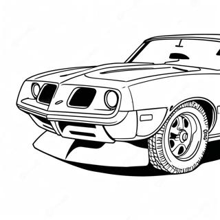 Pontiac Firebird Classic Coloring Page 49364-41184