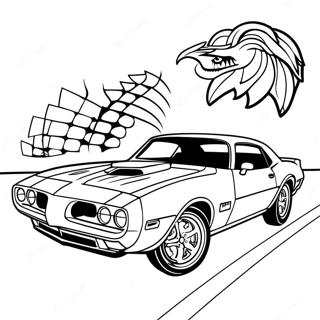 Pontiac Firebird Racing Coloring Page 49365-40993