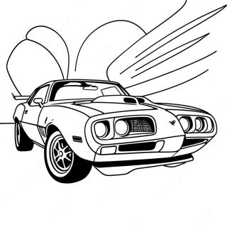 Pontiac Firebird Racing Coloring Page 49365-40994