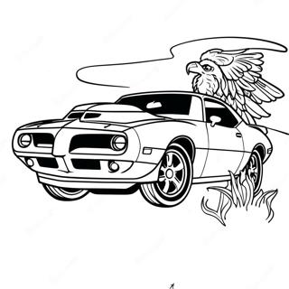 Pontiac Firebird Racing Coloring Page 49365-41195