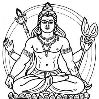 Shiva Coloring Page 49374-41212