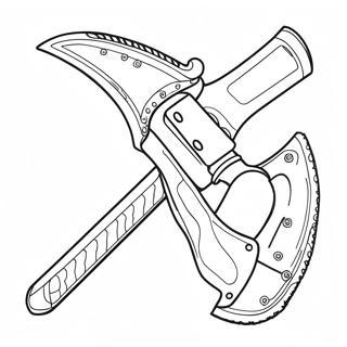 Weapon Coloring Page 49394-41010