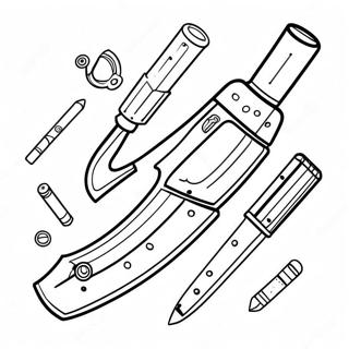 Weapon Coloring Page 49394-41011