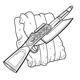 Weapon Coloring Page 49394-41012