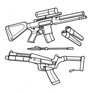 Weapon Coloring Page 49394-41215