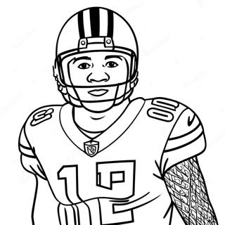 Davante Adams Coloring Page 49404-41223