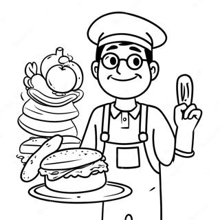 Food Safety Awareness Coloring Page 49414-41031