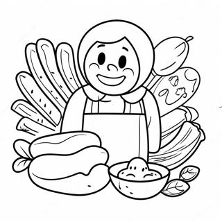 Food Safety Awareness Coloring Page 49414-41032