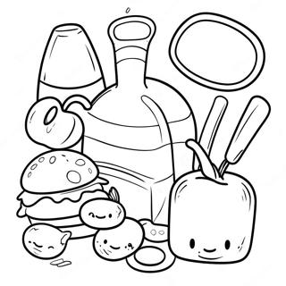 Food Safety Awareness Coloring Page 49414-41229