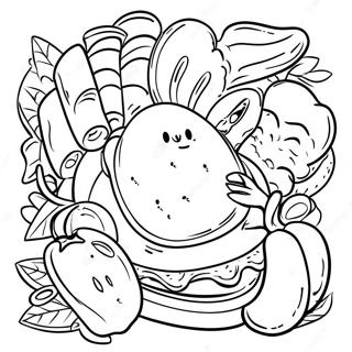 Food Safety Awareness Coloring Page 49414-41230