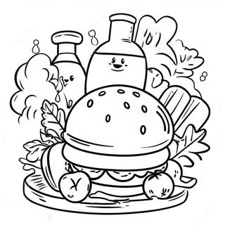 Food Safety Awareness Coloring Page 49414-41232