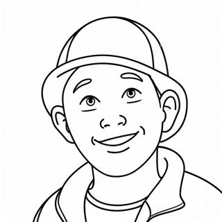 Jacob With A Friendly Smile Coloring Page 49425-41237