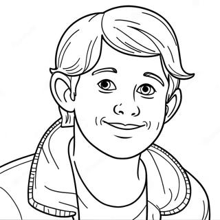 Jacob With A Friendly Smile Coloring Page 49425-41240