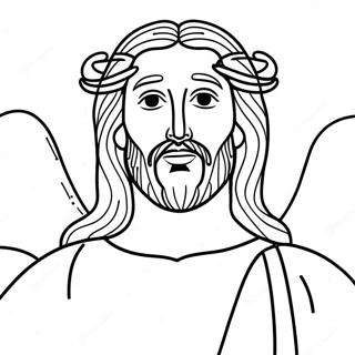 Jesus Ascension Coloring Page 49434-41039