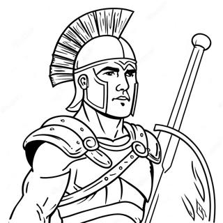 Gladiator Coloring Page 49444-41048