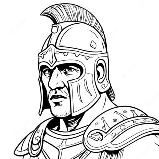 Gladiator Coloring Page 49444-41245