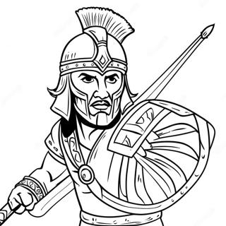 Gladiator Coloring Page 49444-41247