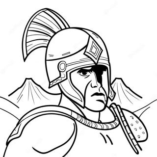 Gladiator Coloring Page 49444-41248