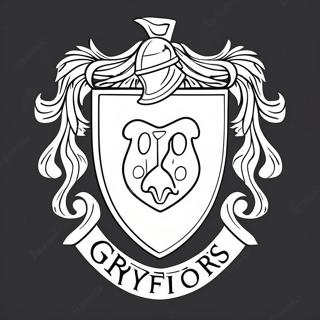 Gryffindor House Crest Coloring Page 49455-41050