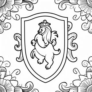 Gryffindor House Crest Coloring Page 49455-41051