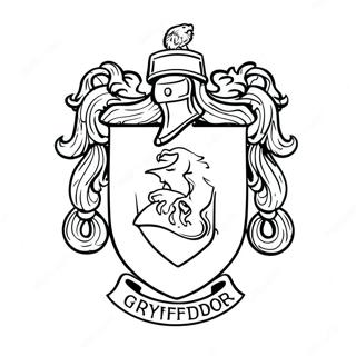 Gryffindor House Crest Coloring Page 49455-41052