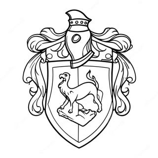 Gryffindor House Crest Coloring Page 49455-41273