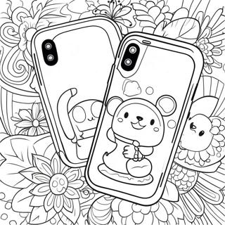 Cute Phone Case Designs Coloring Page 49465-41269