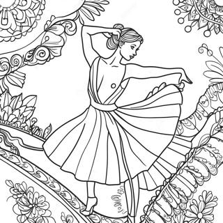 Dancer Coloring Page 49494-41080