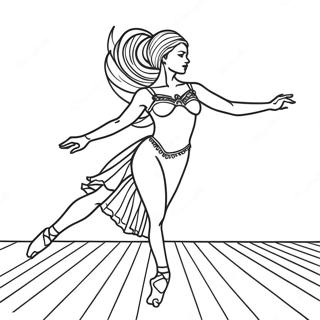 Dancer Coloring Page 49494-41289