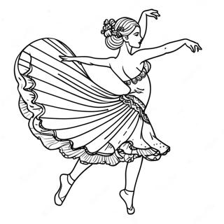 Dancer Coloring Page 49494-41292