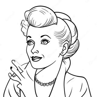 I Love Lucy Coloring Page 49504-41102