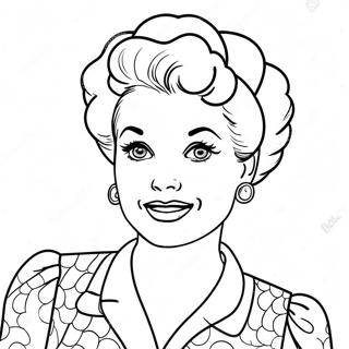 I Love Lucy Coloring Page 49504-41104